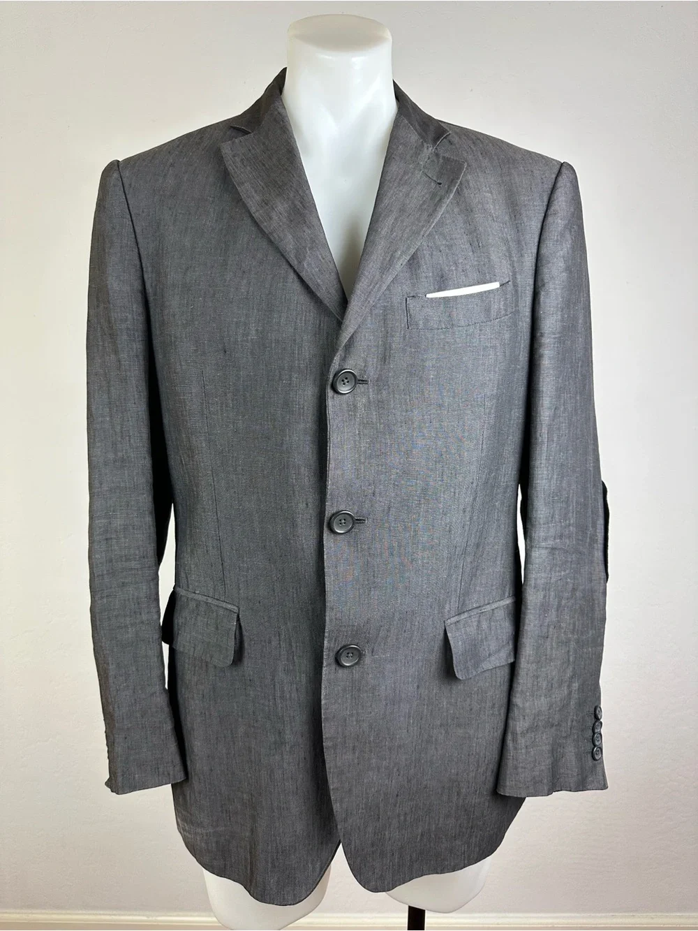 Banana Republic Linen & Elbow Patch Sport Jacket